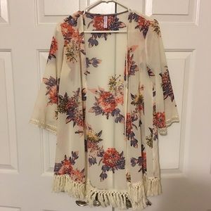 Floral kimono